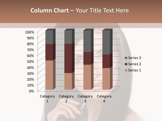 Caucasian Closeup Long PowerPoint Template