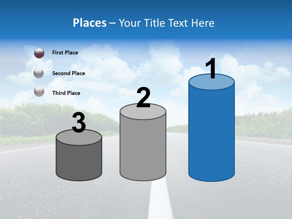 Speed Transport Vehicle PowerPoint Template