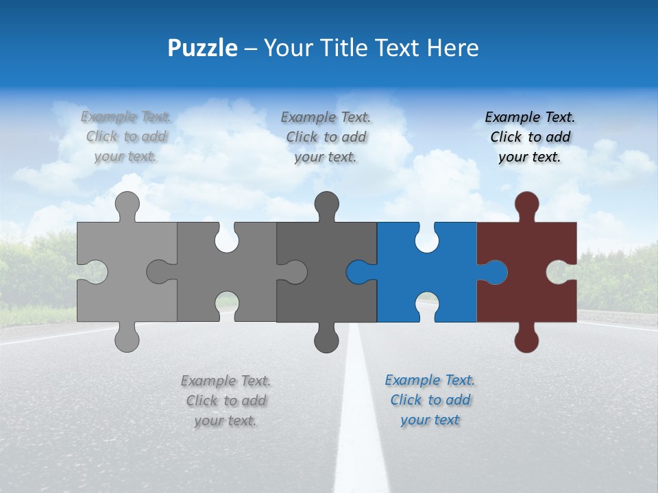 Speed Transport Vehicle PowerPoint Template