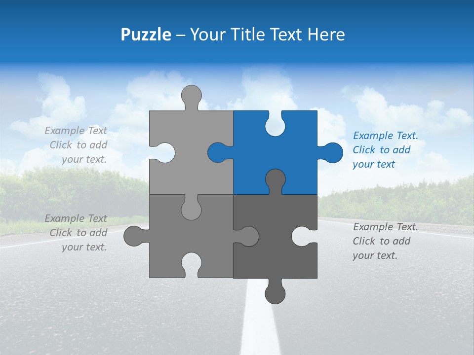 Speed Transport Vehicle PowerPoint Template