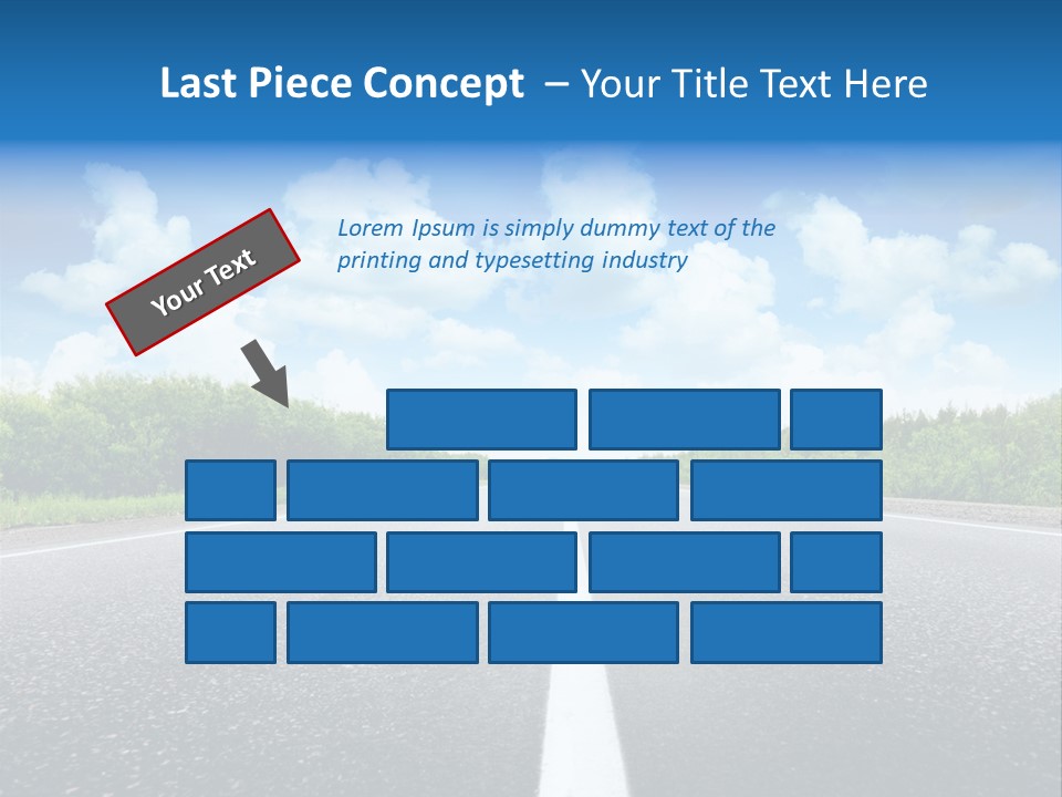 Speed Transport Vehicle PowerPoint Template