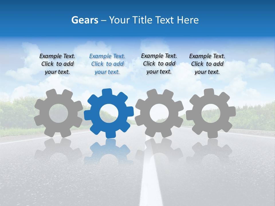 Speed Transport Vehicle PowerPoint Template