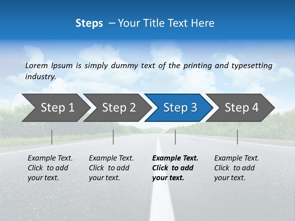 Speed Transport Vehicle PowerPoint Template