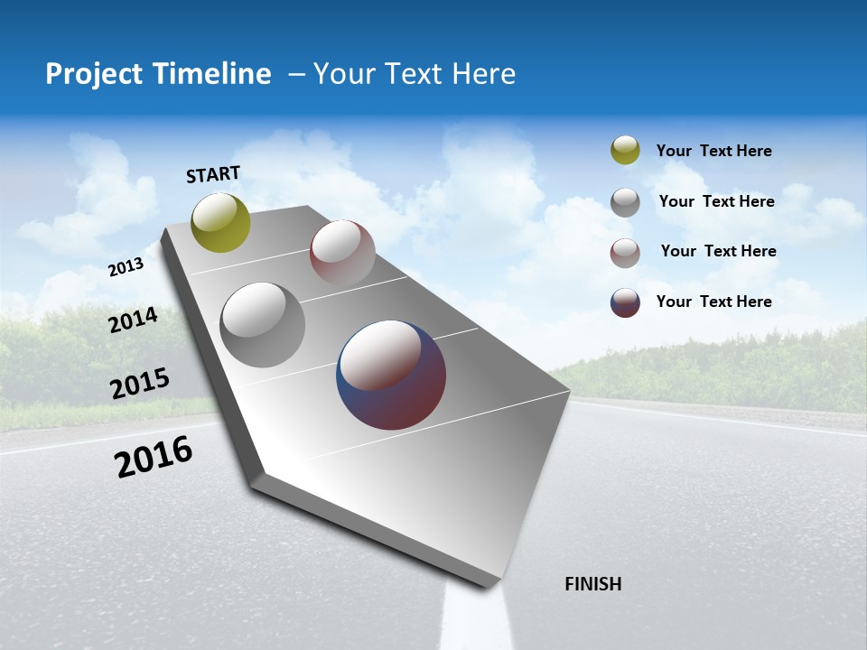 Speed Transport Vehicle PowerPoint Template