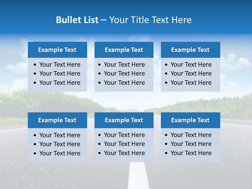 Speed Transport Vehicle PowerPoint Template