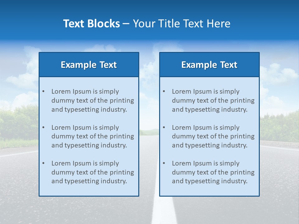 Speed Transport Vehicle PowerPoint Template