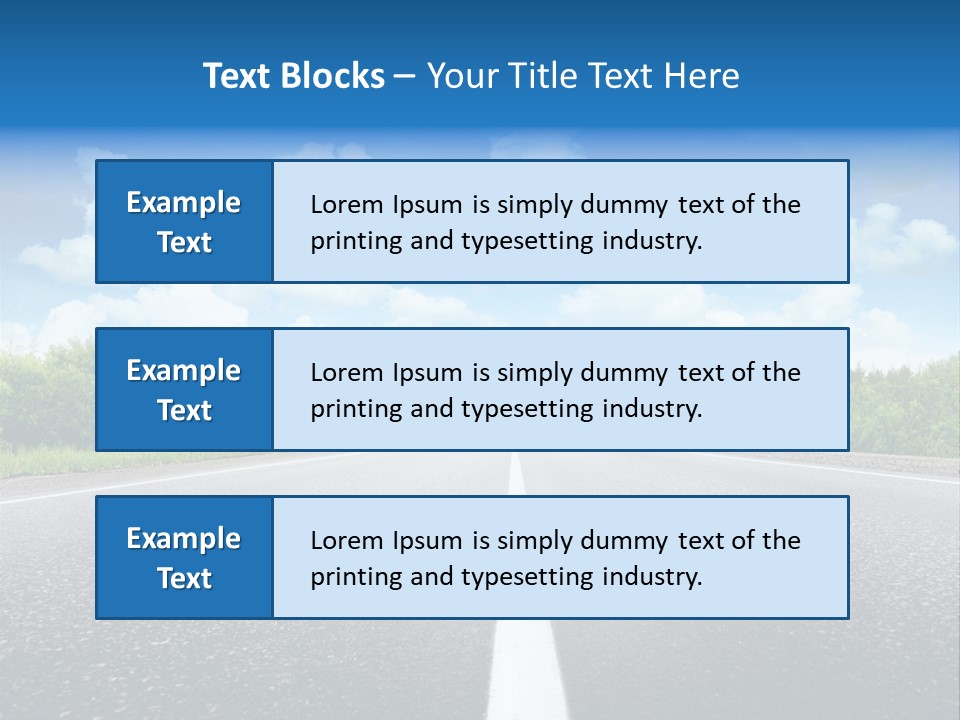 Speed Transport Vehicle PowerPoint Template