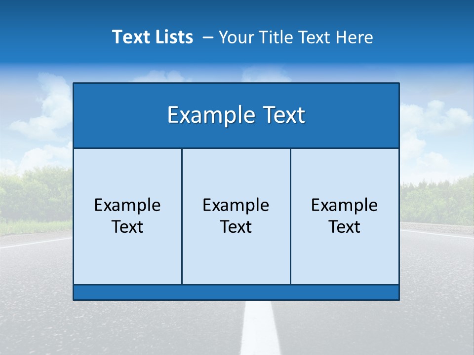 Speed Transport Vehicle PowerPoint Template