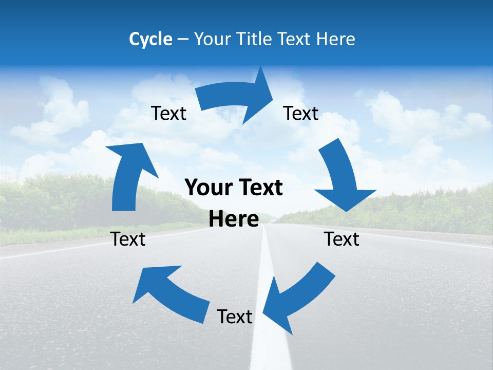 Speed Transport Vehicle PowerPoint Template