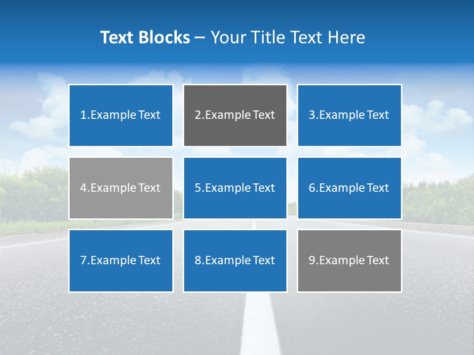 Speed Transport Vehicle PowerPoint Template