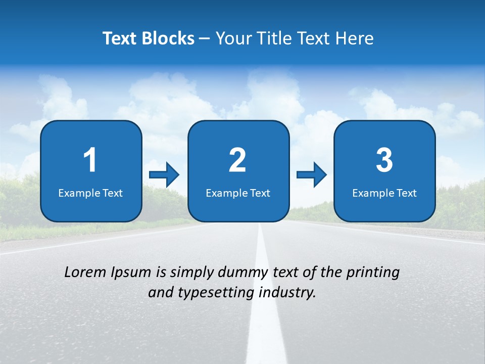 Speed Transport Vehicle PowerPoint Template