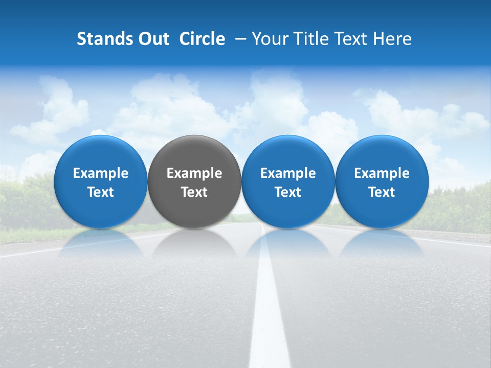 Speed Transport Vehicle PowerPoint Template