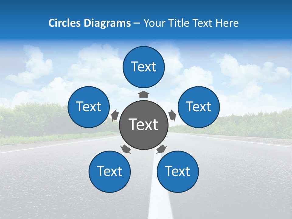 Speed Transport Vehicle PowerPoint Template