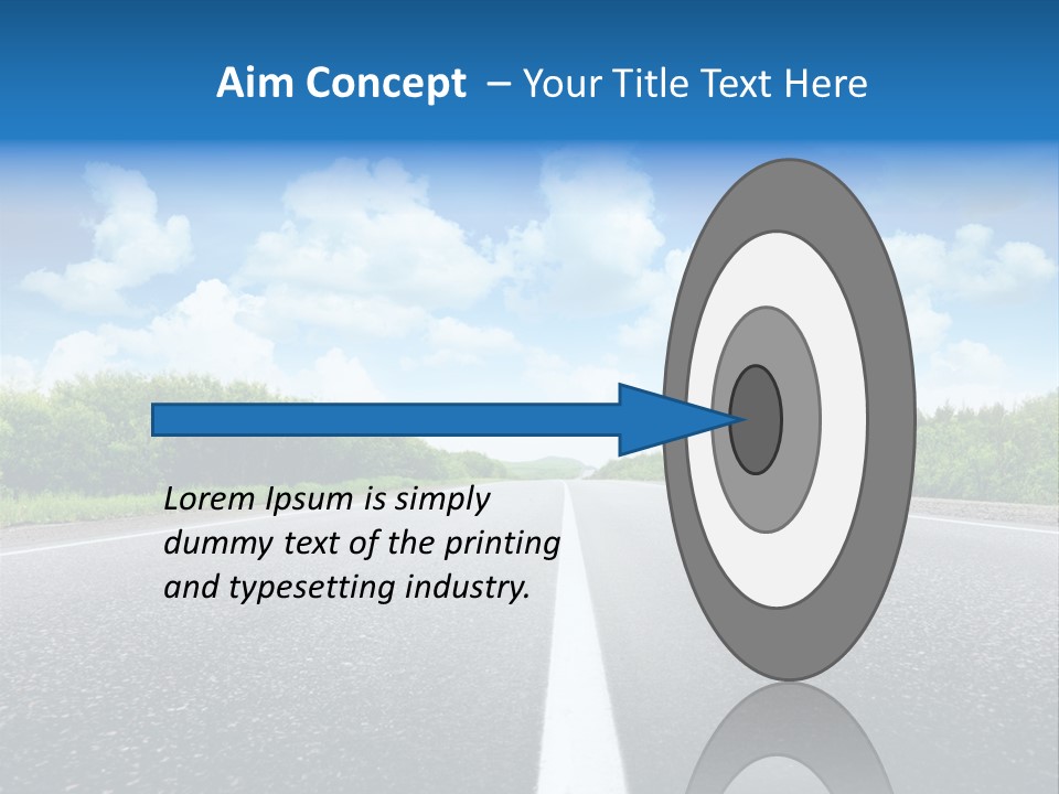 Speed Transport Vehicle PowerPoint Template