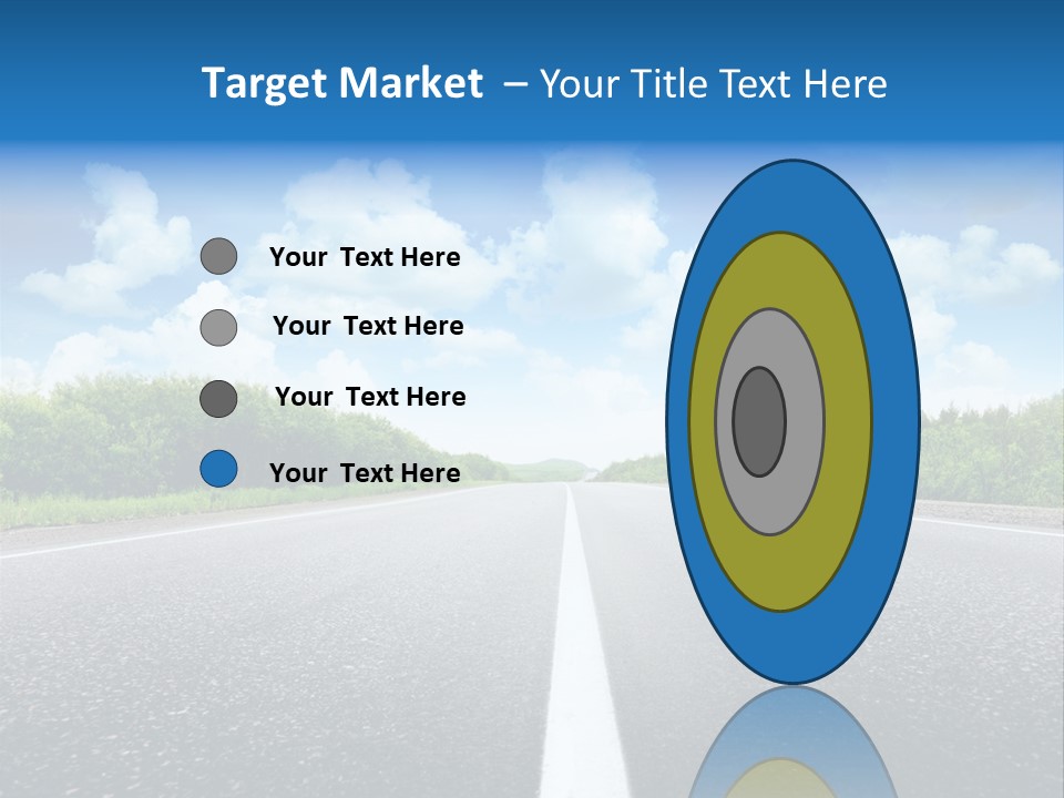 Speed Transport Vehicle PowerPoint Template