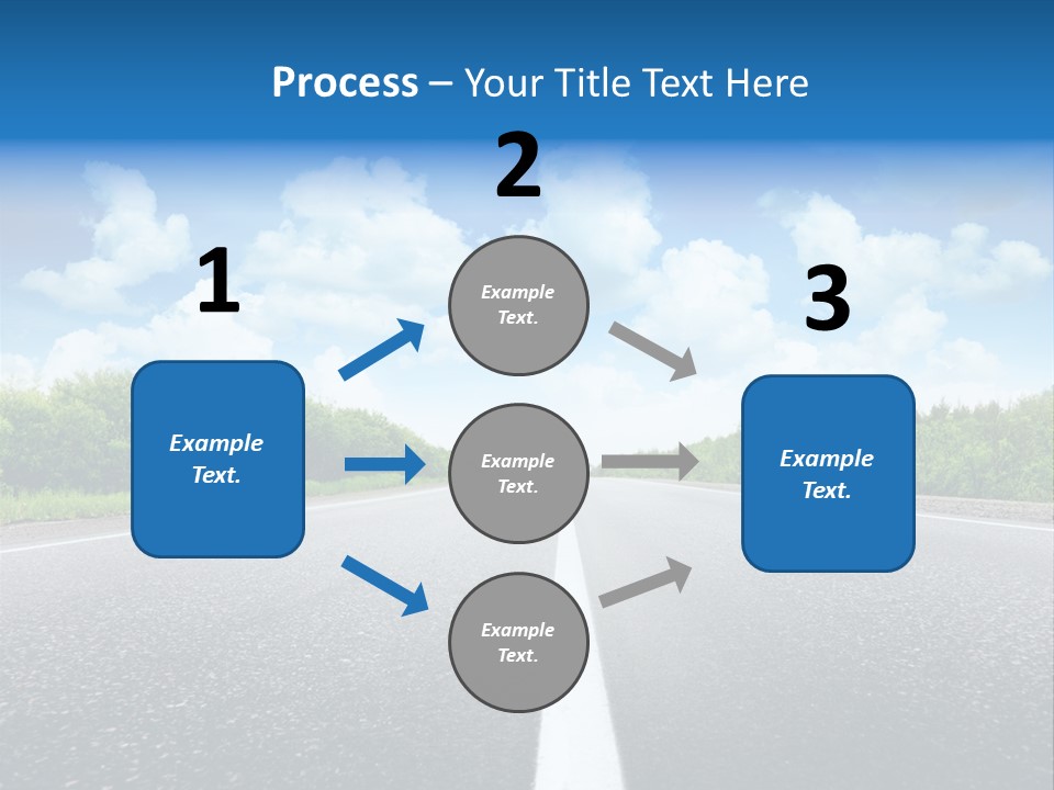 Speed Transport Vehicle PowerPoint Template