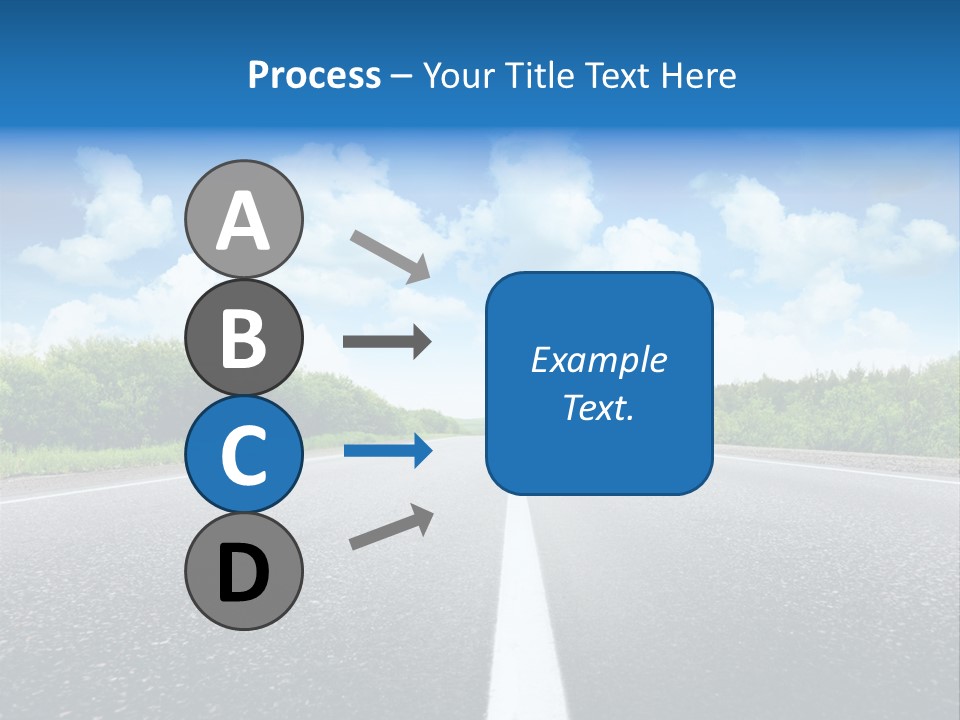 Speed Transport Vehicle PowerPoint Template