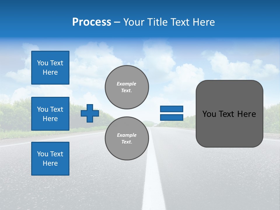 Speed Transport Vehicle PowerPoint Template