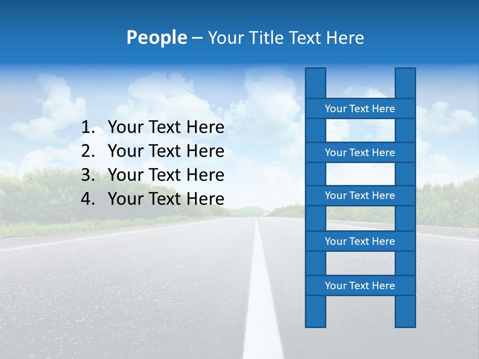 Speed Transport Vehicle PowerPoint Template