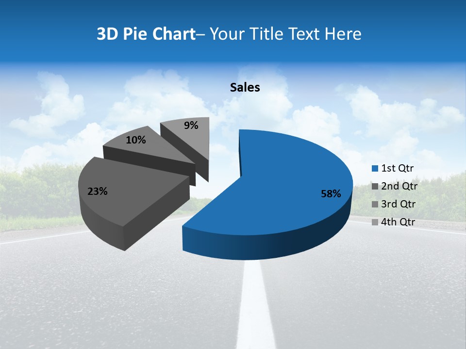 Speed Transport Vehicle PowerPoint Template
