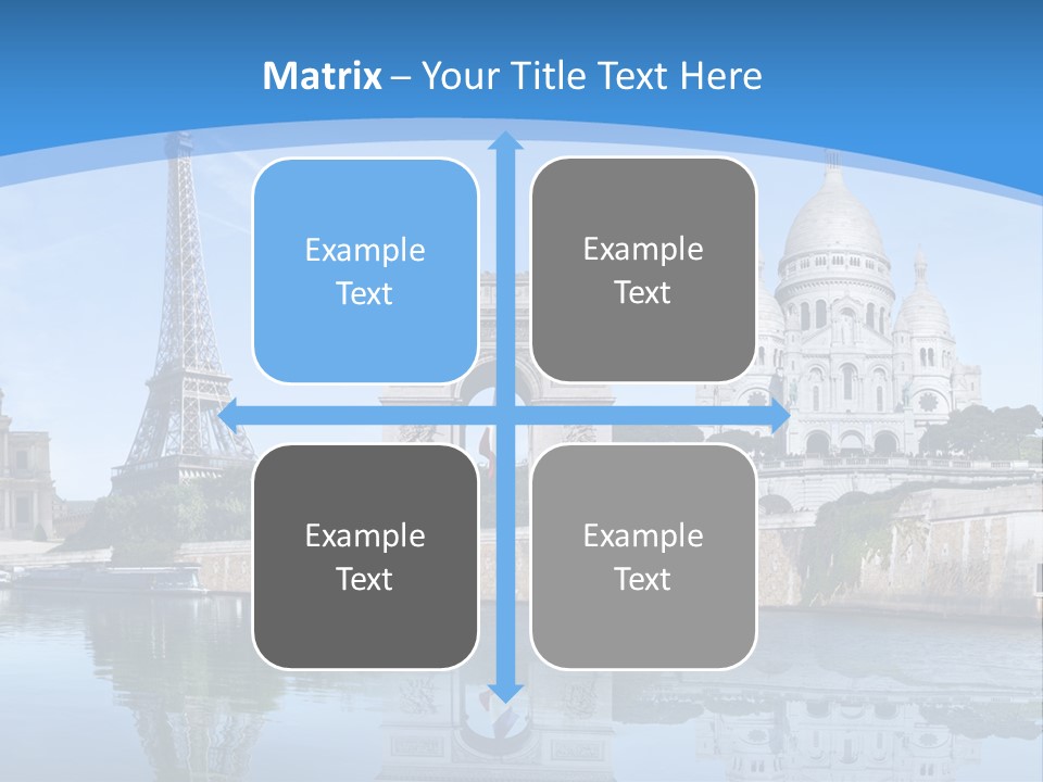 Pont Capitale Arc De Triomphe PowerPoint Template