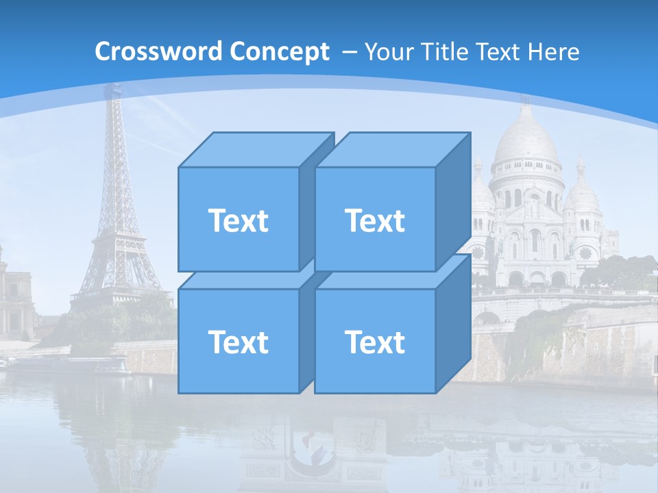 Pont Capitale Arc De Triomphe PowerPoint Template