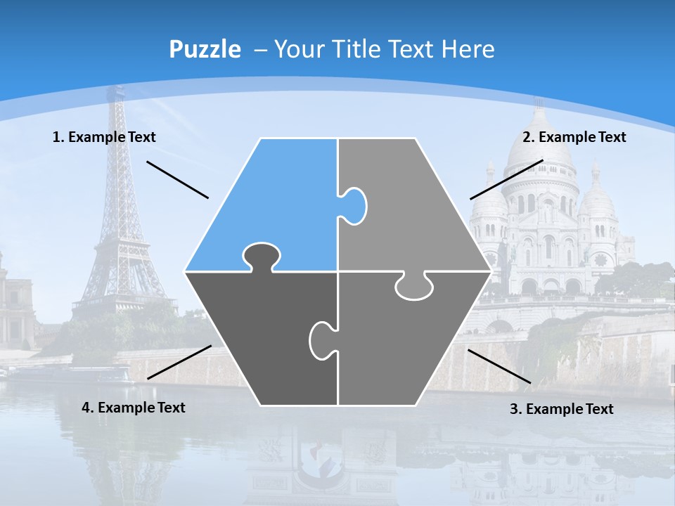 Pont Capitale Arc De Triomphe PowerPoint Template