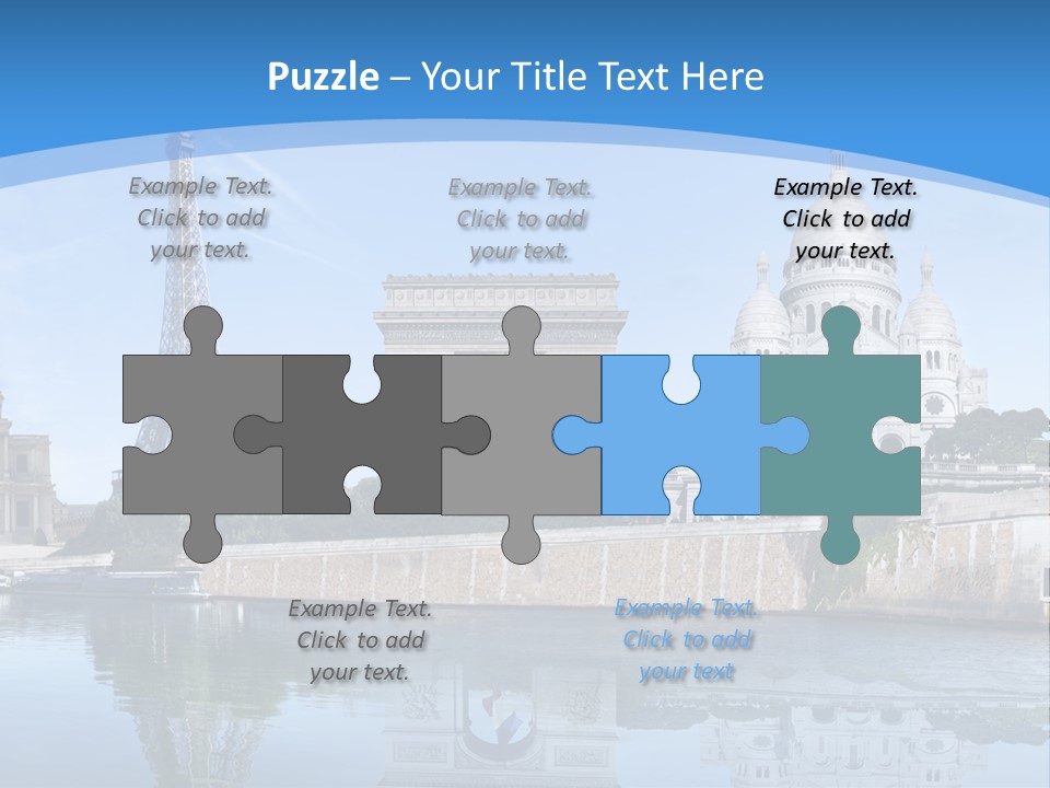 Pont Capitale Arc De Triomphe PowerPoint Template