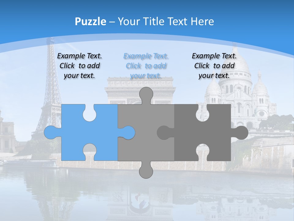 Pont Capitale Arc De Triomphe PowerPoint Template