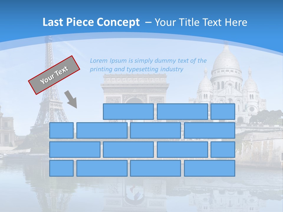 Pont Capitale Arc De Triomphe PowerPoint Template