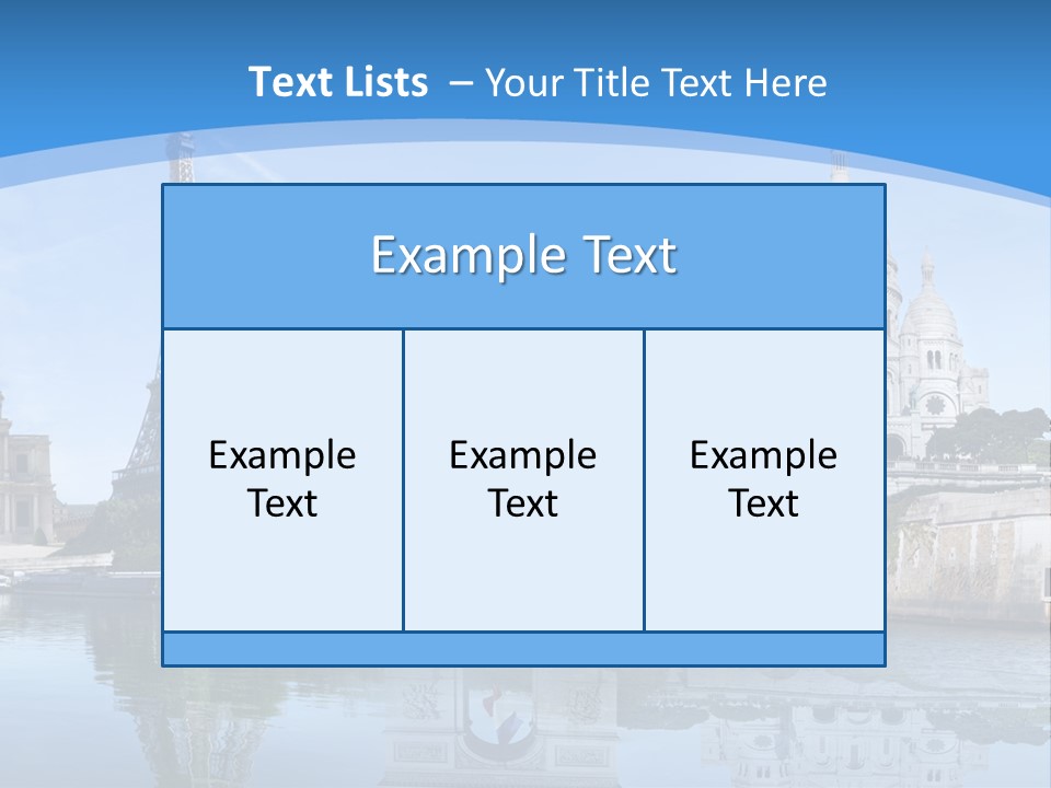 Pont Capitale Arc De Triomphe PowerPoint Template