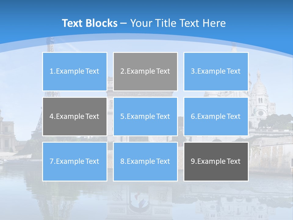 Pont Capitale Arc De Triomphe PowerPoint Template