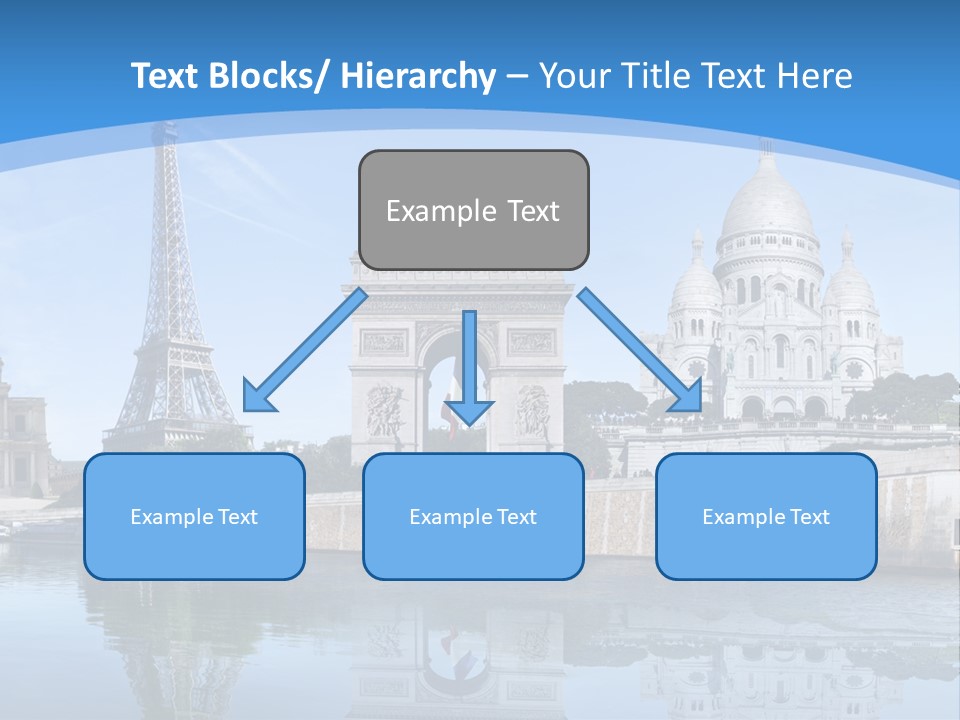 Pont Capitale Arc De Triomphe PowerPoint Template