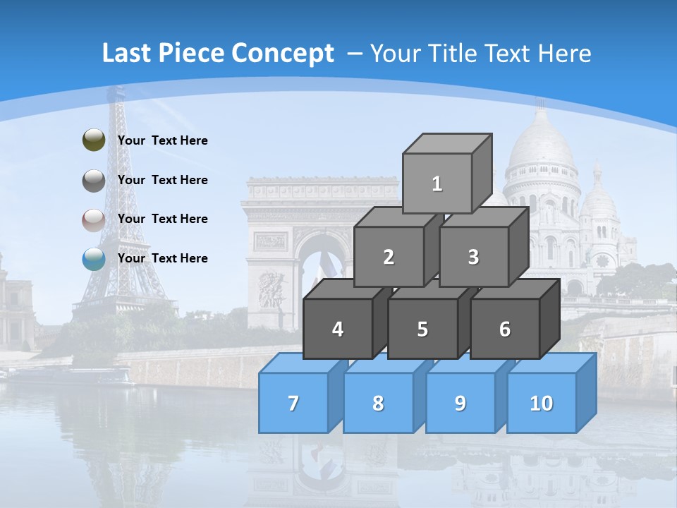 Pont Capitale Arc De Triomphe PowerPoint Template