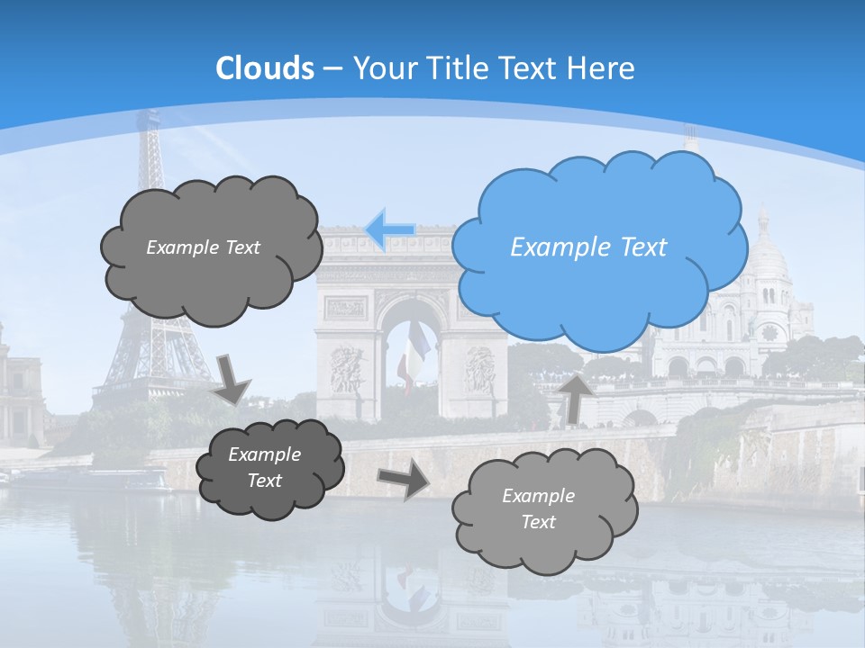 Pont Capitale Arc De Triomphe PowerPoint Template