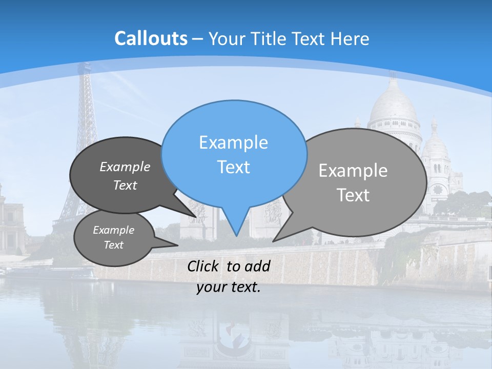 Pont Capitale Arc De Triomphe PowerPoint Template