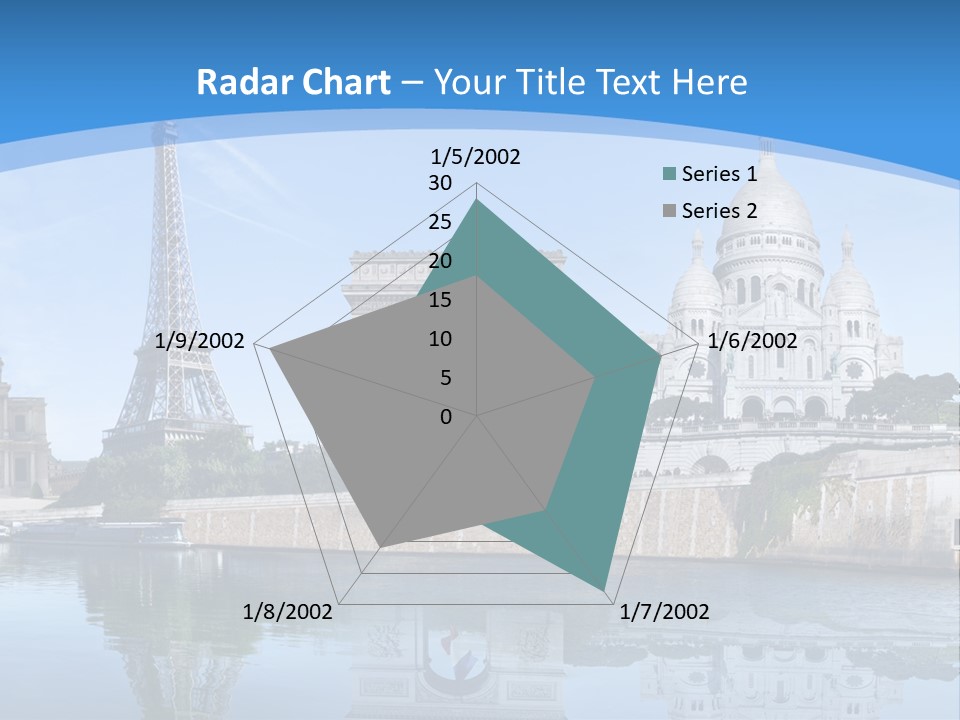 Pont Capitale Arc De Triomphe PowerPoint Template