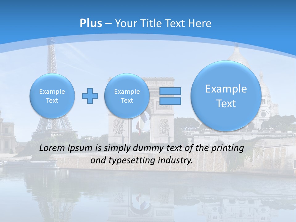 Pont Capitale Arc De Triomphe PowerPoint Template