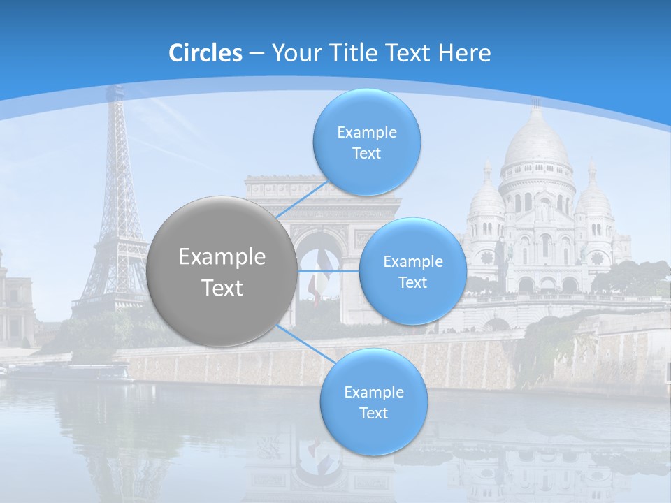 Pont Capitale Arc De Triomphe PowerPoint Template