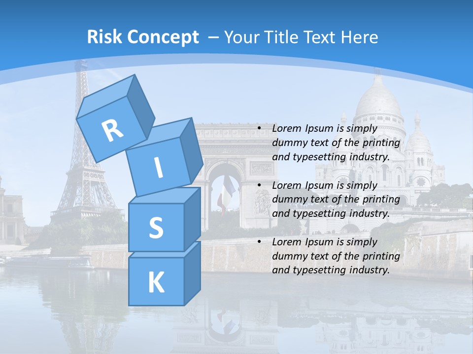 Pont Capitale Arc De Triomphe PowerPoint Template