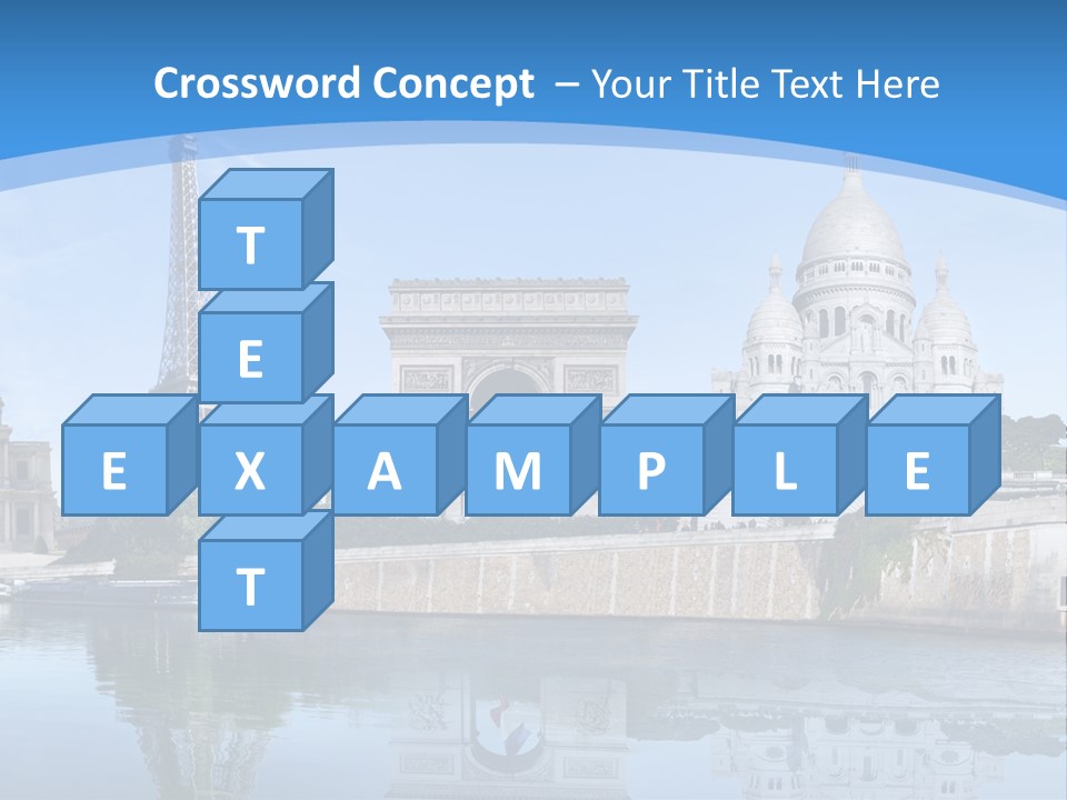 Pont Capitale Arc De Triomphe PowerPoint Template