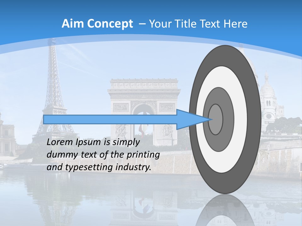 Pont Capitale Arc De Triomphe PowerPoint Template
