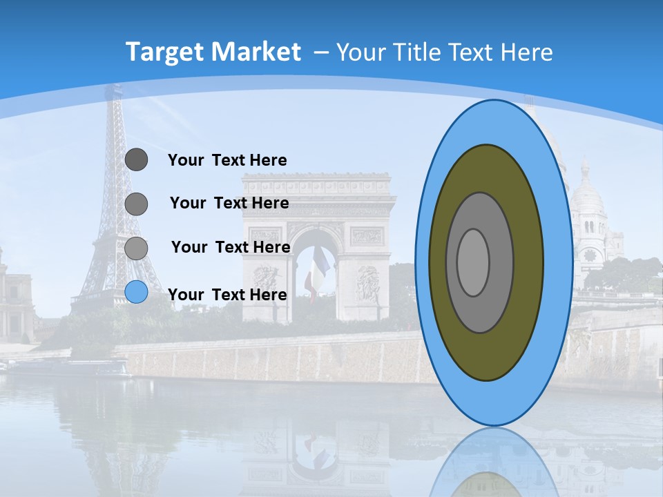 Pont Capitale Arc De Triomphe PowerPoint Template