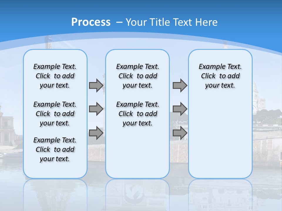Pont Capitale Arc De Triomphe PowerPoint Template