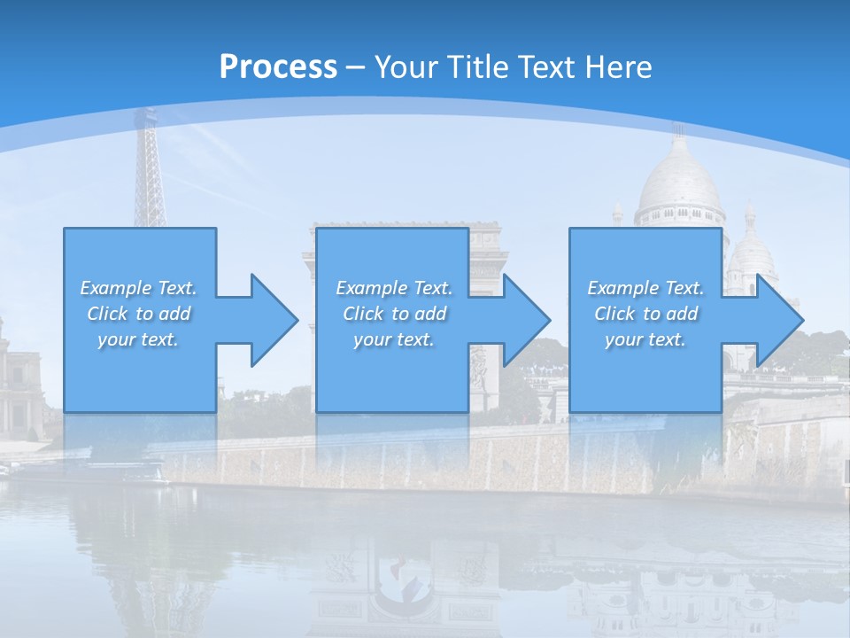 Pont Capitale Arc De Triomphe PowerPoint Template