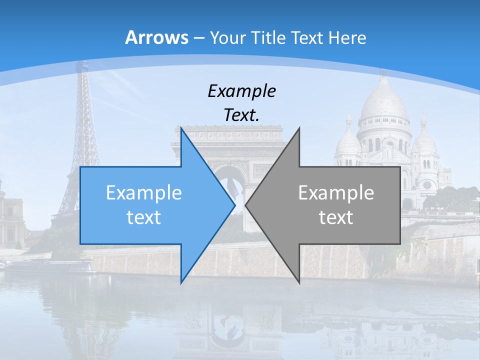 Pont Capitale Arc De Triomphe PowerPoint Template