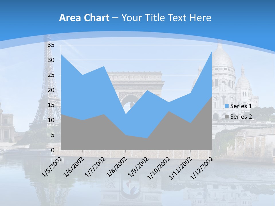 Pont Capitale Arc De Triomphe PowerPoint Template