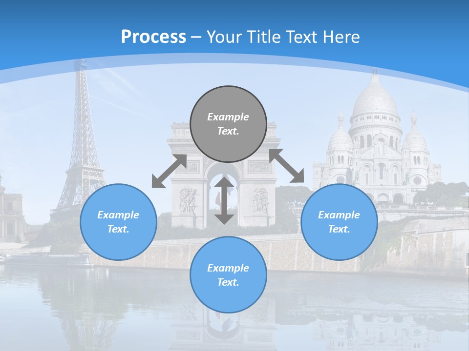 Pont Capitale Arc De Triomphe PowerPoint Template