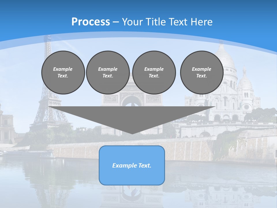 Pont Capitale Arc De Triomphe PowerPoint Template