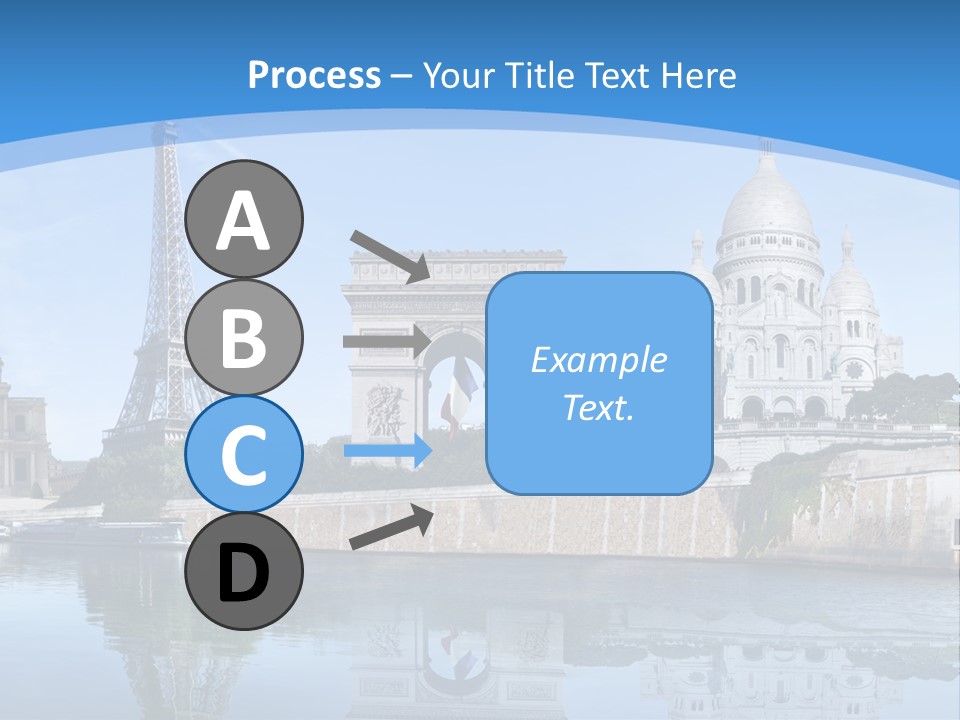Pont Capitale Arc De Triomphe PowerPoint Template